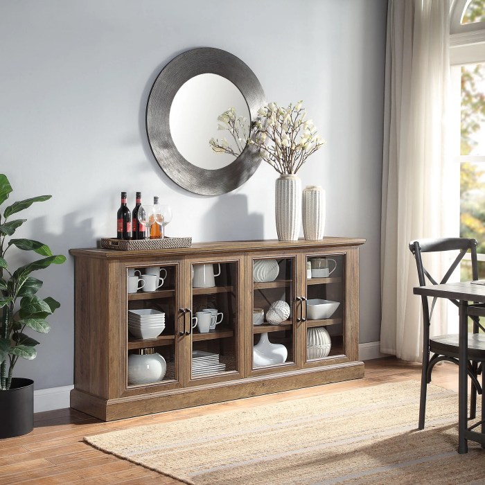 Wohnzimmer deko sideboard